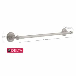 Delta Greenwich 24 in. Towel Bar in SpotShield Brushed Nickel thumbnail 4