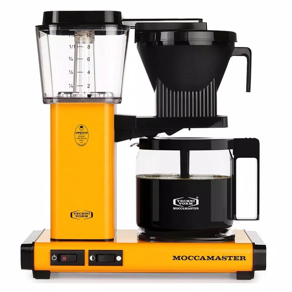 Moccamaster KBG 10-Cup Yellow Pepper Drip Coffee Maker