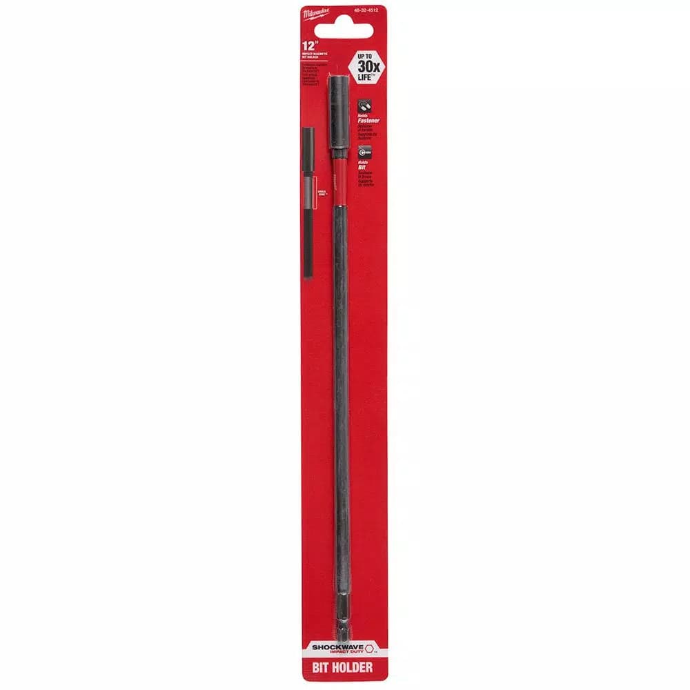 Milwaukee SHOCKWAVE 12 in. Impact Duty Magnetic Bit Holder