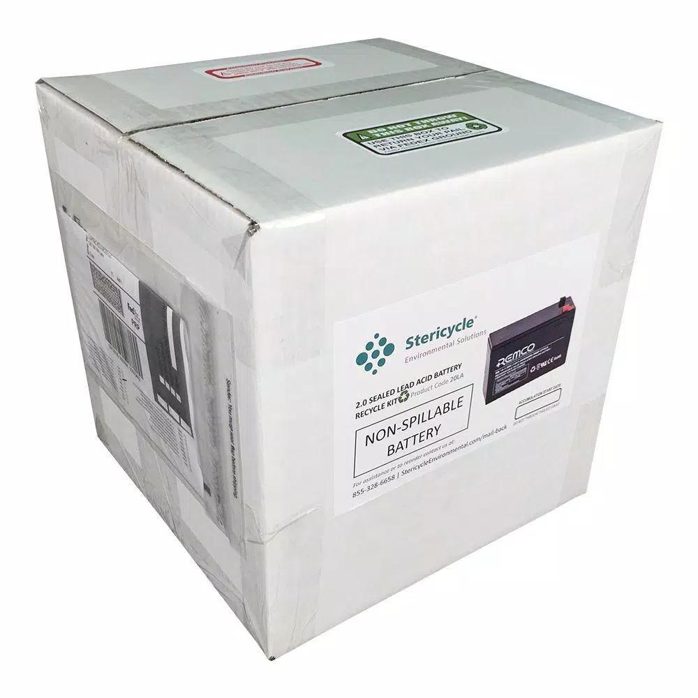 Unbranded 2 Gallon Lead Acid Battery Recycling Kit with Prepaid Return Shipping