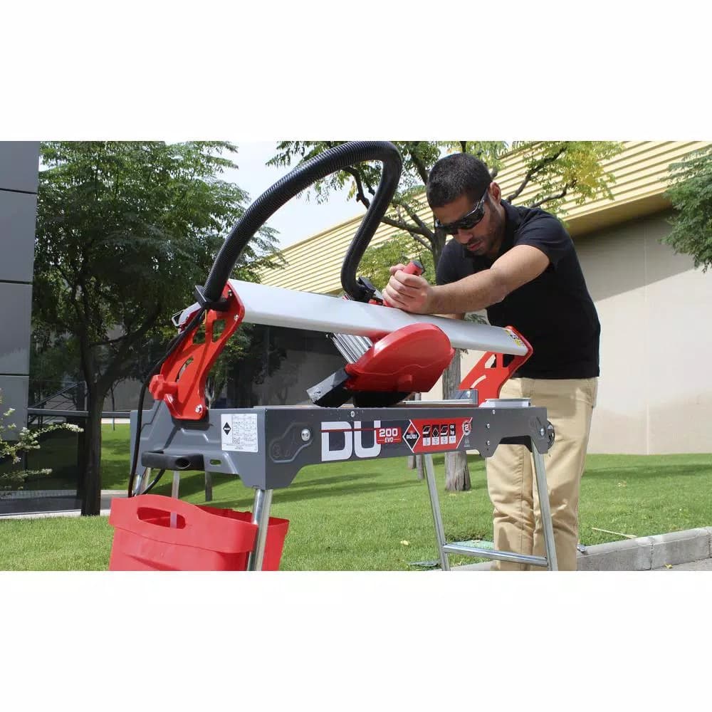 Rubi DU-200 EVO 8 in. 120V Wet Tile Saw with 1.1 HP Direct-Drive Motor