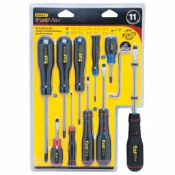 Stanley FATMAX 11-Piece Screwdriver Set with Magnetic Tips and Ergonomic Handles thumbnail 2