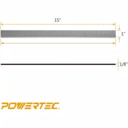 POWERTEC 15 in. High-Speed Steel Planer Knives for Delta DC-380 (Set of 3) thumbnail 3