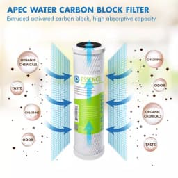 APEC Water Systems APEC Essence 10 in. Carbon Block Replacement Filter for ROES-50, ROES-PH75, and ROES-UV75 thumbnail 2