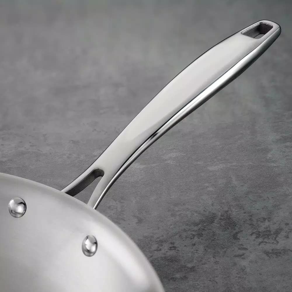 Tramontina Gourmet 12 in. Tri-Ply Clad Stainless Steel Frying Pan