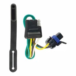 CURT Custom Vehicle-Trailer Wiring Harness, 4-Way Flat, for Cadillac SRX (OEM Tow Package Required) thumbnail 1