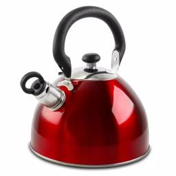Mr. Coffee Morbern 7.2-Cup Red Stainless Steel Whistling Tea Kettle thumbnail 1