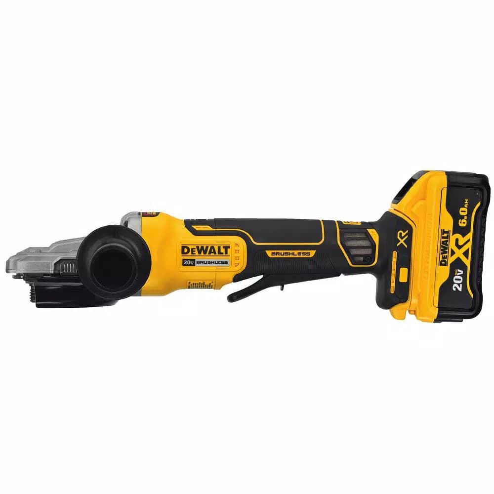 DEWALT 20V MAX XR 5 in. Brushless Cordless Small Angle Grinder Kit with (2) 6.0 Ah Batteries