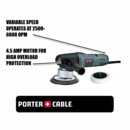 Porter-Cable 6 in. Variable Speed Random Orbital Sander, 4.5 Amp Corded Disc Sander thumbnail 2