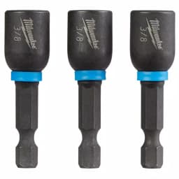 Milwaukee SHOCKWAVE 3/8 in. x 1-7/8 in. Magnetic Nut Driver 3-Pack thumbnail 1