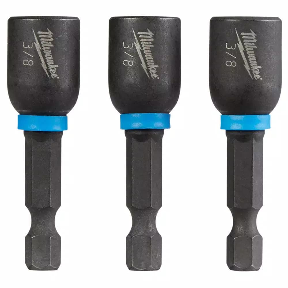 Milwaukee SHOCKWAVE 3/8 in. x 1-7/8 in. Magnetic Nut Driver 3-Pack