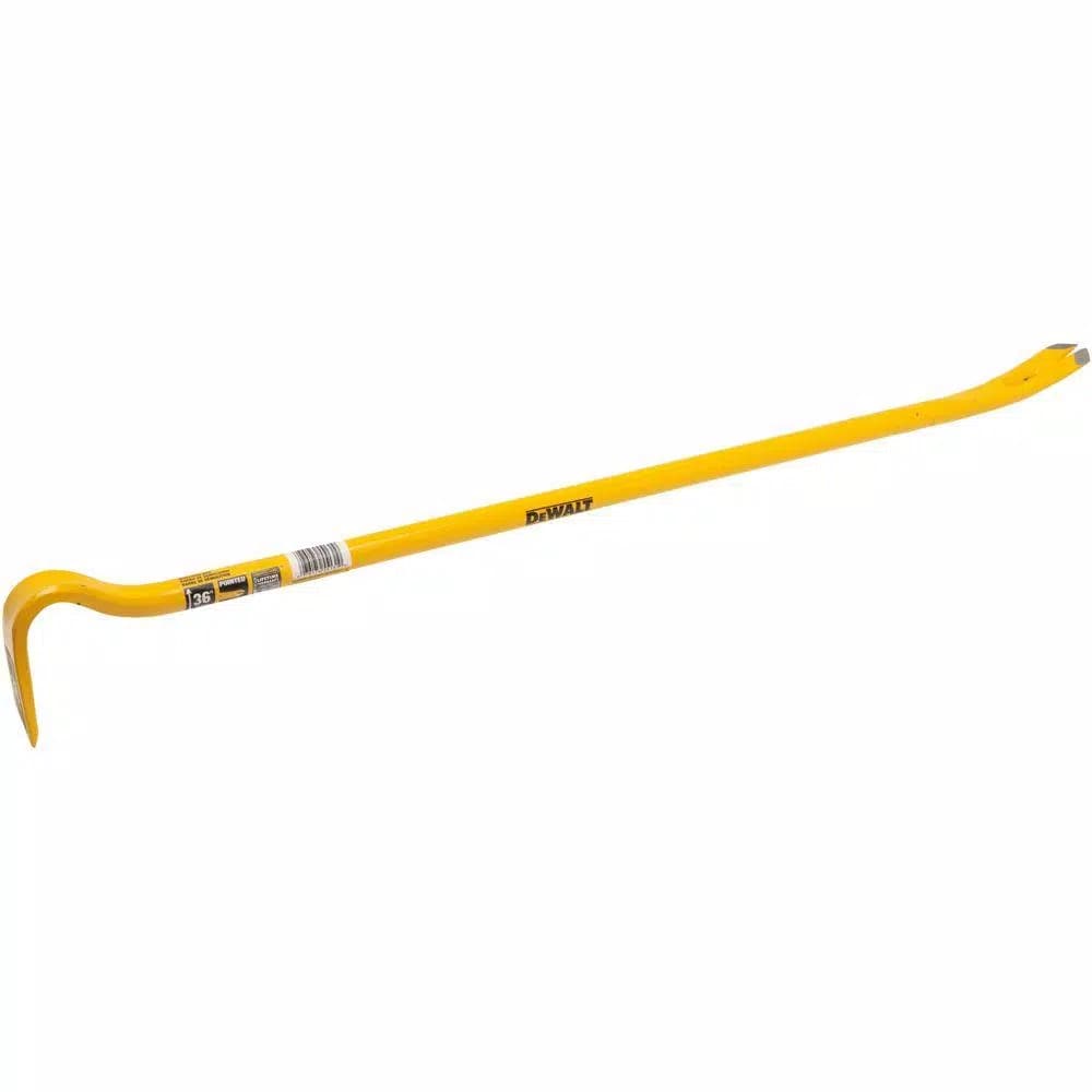 DEWALT 36 in. Wrecking Bar with Tri-Lobe Design