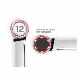 TEKTON 1-1/8 in. Combination Wrench, 12-Point Box End, Chrome Vanadium Steel thumbnail 4