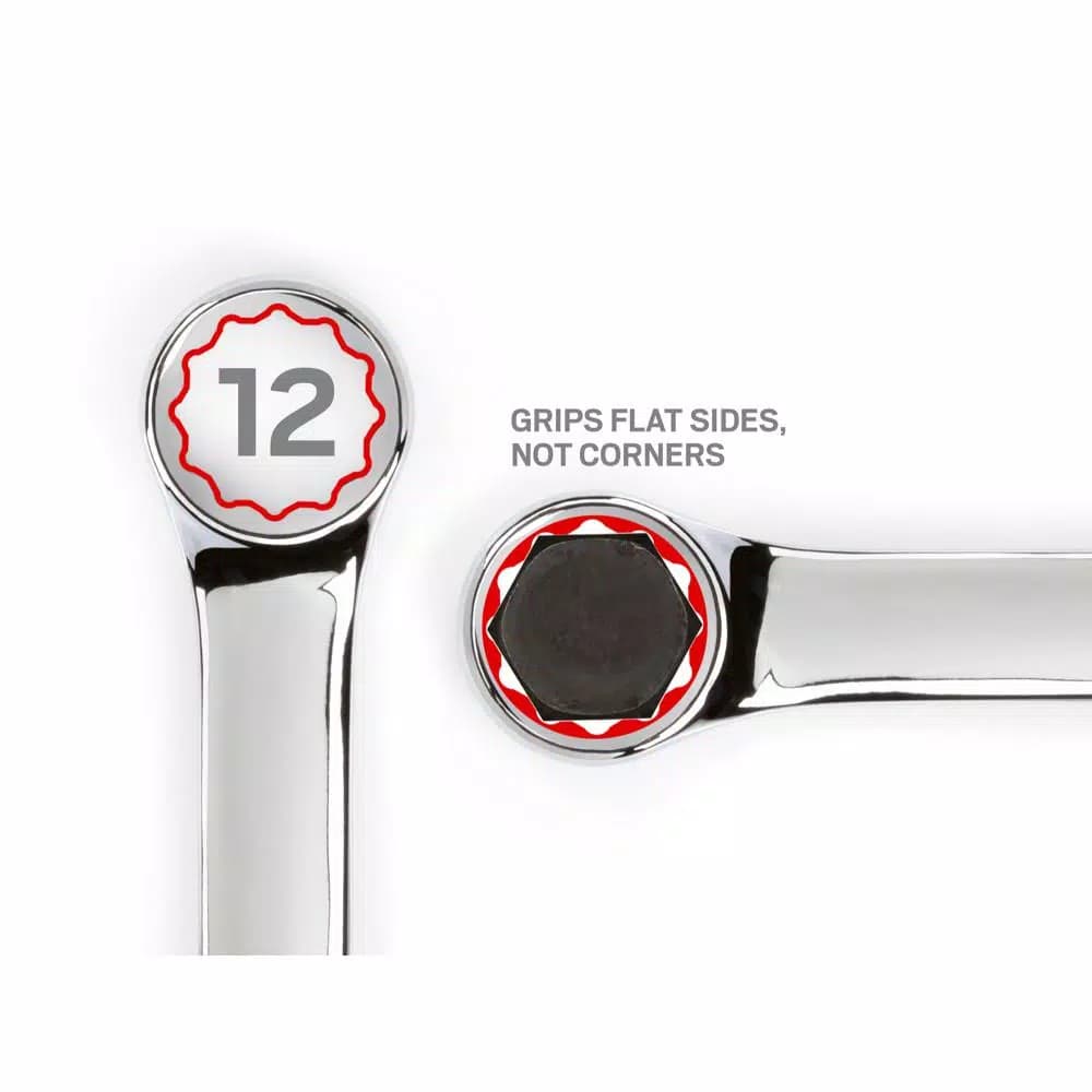 TEKTON 1-1/8 in. Combination Wrench, 12-Point Box End, Chrome Vanadium Steel