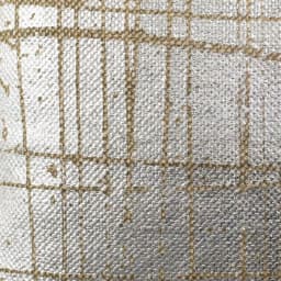 Safavieh Metallic Grid Silvery-Moss 20 in. x 20 in. Cotton Throw Pillow with Down Alternative Fill thumbnail 3
