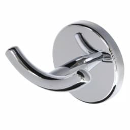 Glacier Bay Dorset Double Robe Hook, Chrome Finish thumbnail 1