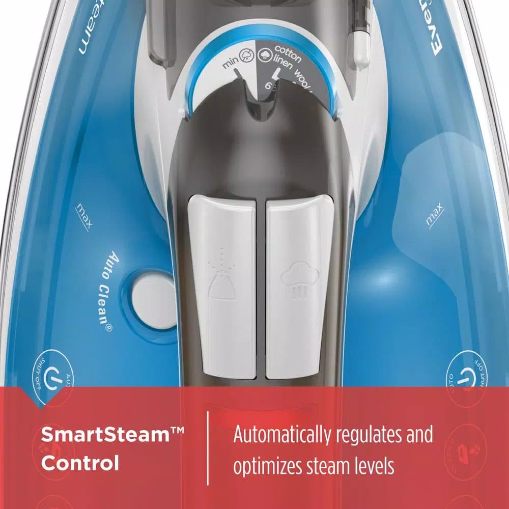 BLACK+DECKER One Step Steam Iron with Cord Reel and Smart Steam Control