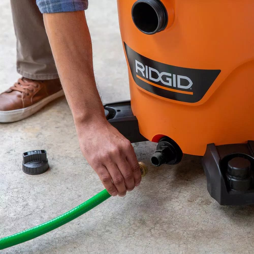 RIDGID Hose to Drain Adapter for Wet/Dry Shop Vacuums