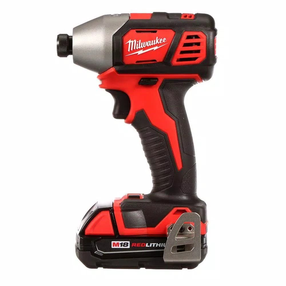 Milwaukee M18 18V Lithium-Ion 1/4 in. 2-Speed Impact Driver Kit with (2) 1.5Ah Batteries, Charger, and Hard Case