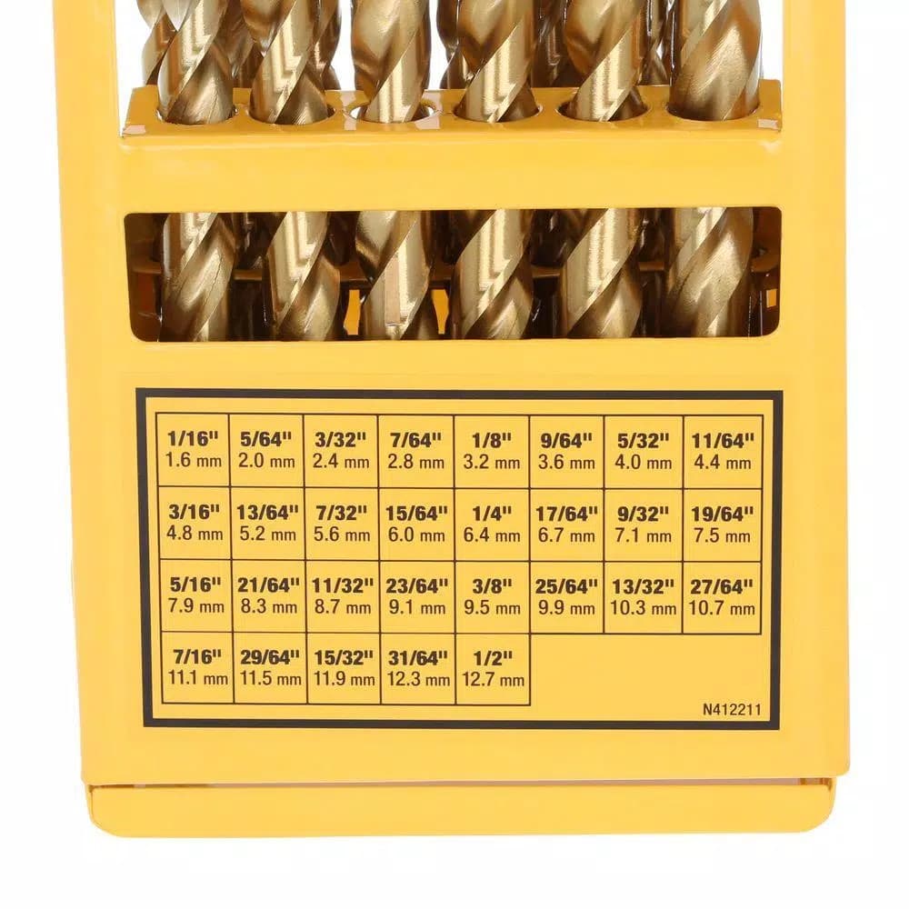 DEWALT 29-Piece Titanium Pilot Point Twist Drill Bit Set