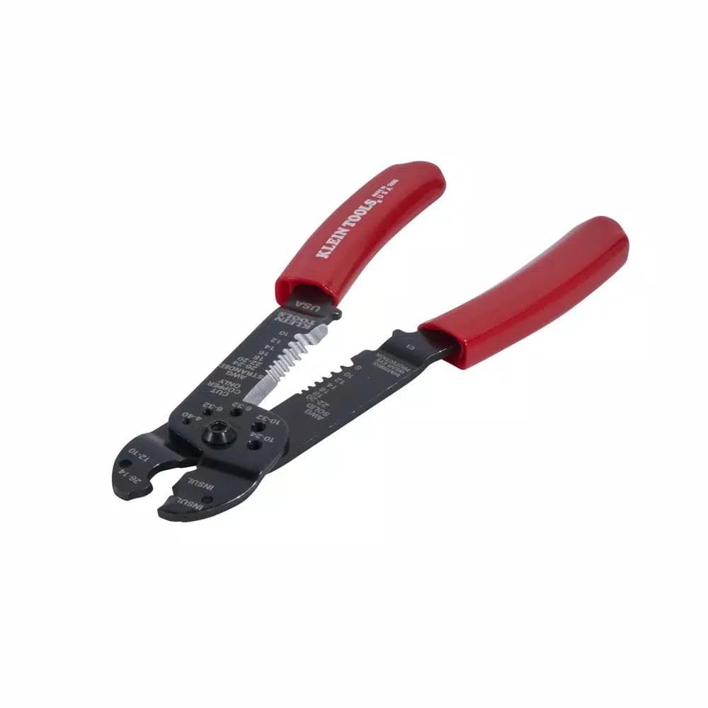 Klein Tools 6-in-1 Multi-Purpose Wire Stripper, Cutter, and Crimper Tool for 10-22 AWG Wire