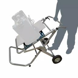POWERTEC Rolling Foldable Table Saw Stand with 330 lb Capacity and 8-inch Wheels thumbnail 8