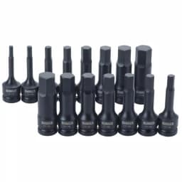 DEWALT 1/2 in. Drive 15-Piece Combination Impact Hex Bit Socket Set thumbnail 3