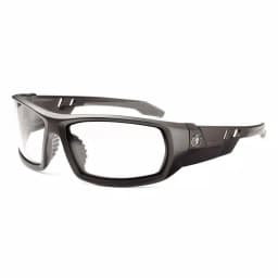 Ergodyne Skullerz Odin Matte Black Safety Glasses with Clear Scratch-Resistant Lenses thumbnail 1