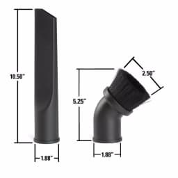 RIDGID 1-7/8 in. Dusting Brush and Crevice Tool Vacuum Attachment Kit thumbnail 6