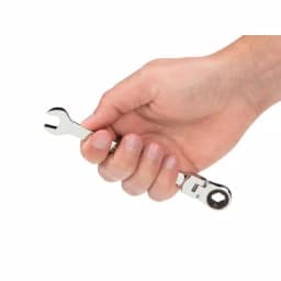 TEKTON 10 mm Flex-Head Ratcheting Combination Wrench, 72-Tooth, 6-Point thumbnail 2