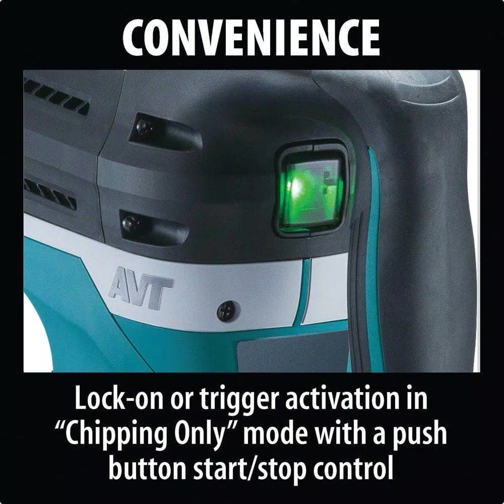 Makita 15 Amp SDS-MAX Rotary Hammer Drill with Anti-Vibration Technology (AVT) and Hard Case