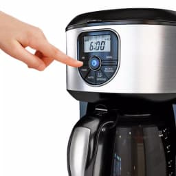 BLACK+DECKER 12-Cup Programmable Drip Coffeemaker, Stainless Steel thumbnail 4