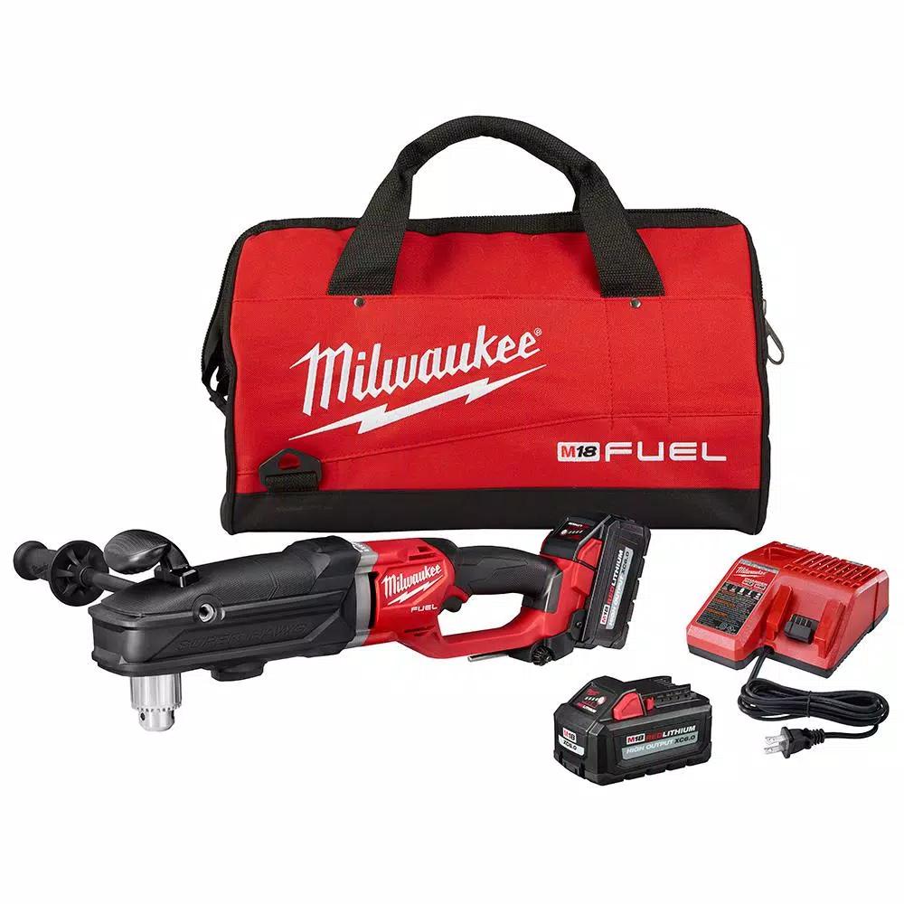 Milwaukee M18 FUEL 1/2 in. Right Angle Drill Kit, Gen 2 Brushless Cordless