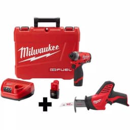 Milwaukee M12 FUEL 1/4 in. Hex Impact Driver Kit with Free M12 HACKZALL Reciprocating Saw thumbnail 1