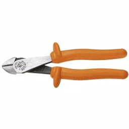 Klein Tools 8 in. Insulated High Leverage Diagonal Cutting Pliers, 1000V Rated thumbnail 1
