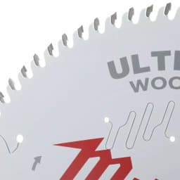 Milwaukee 10 in. 80-Tooth Ultra Fine Finish Circular Saw Blade thumbnail 2
