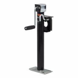 CURT Bracket-Mount Swivel Trailer Jack with Side Handle, 2,000 lbs. Capacity, 15 in. Travel thumbnail 3