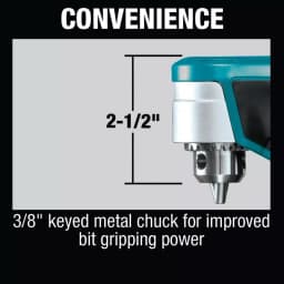 Makita 12V MAX CXT Lithium-Ion Cordless 3/8 in. Right Angle Drill Kit (2.0 Ah) thumbnail 6