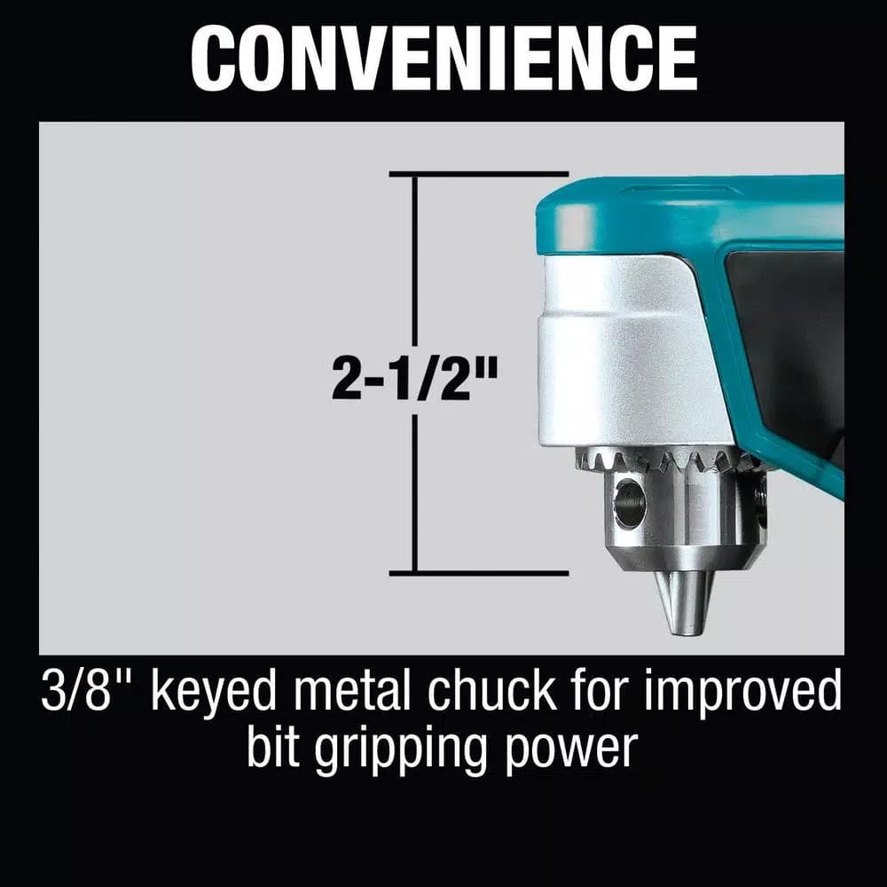 Makita 12V MAX CXT Lithium-Ion Cordless 3/8 in. Right Angle Drill Kit (2.0 Ah)