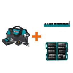 Makita 18V LXT Sub-Compact Brushless Impact Driver Kit with ImpactXPS Socket and Bit Sets thumbnail 1