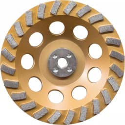 Makita 7 in. Turbo 24 Segment Diamond Cup Wheel, Anti-Vibration Design thumbnail 1