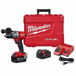 Milwaukee M18 FUEL 1/2 in. Brushless Cordless Drill/Driver Kit with (2) 5.0 Ah Batteries, Charger, and Hard Case thumbnail 1
