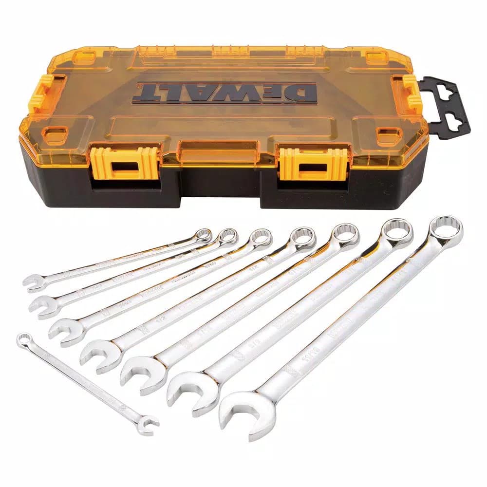 DEWALT 192-Piece Mechanics Tool Set with 8-Piece SAE Combination Wrench Set