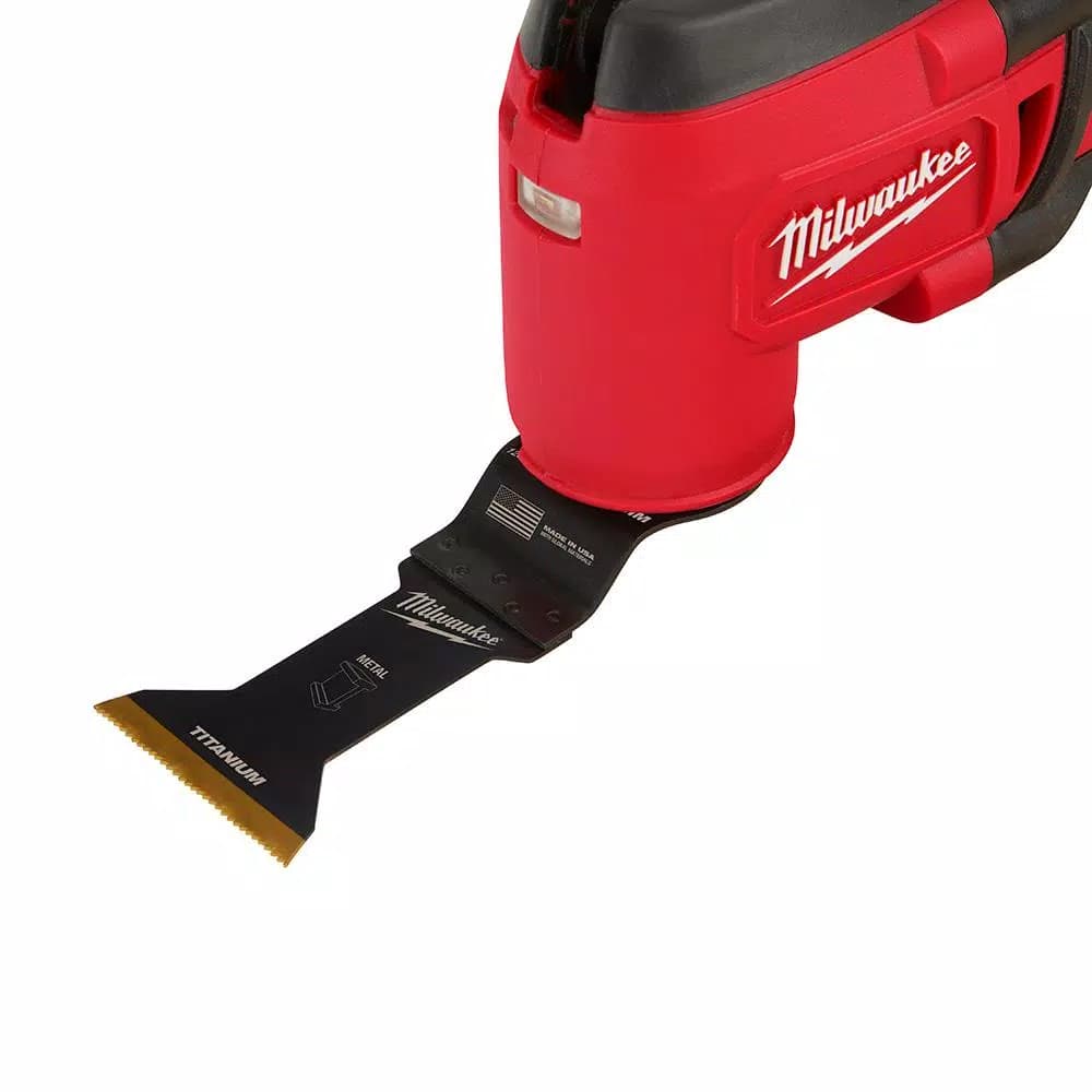 Milwaukee 1-3/4 in. Titanium Bi-Metal Universal Fit Oscillating Multi-Tool Blades, 10-Pack
