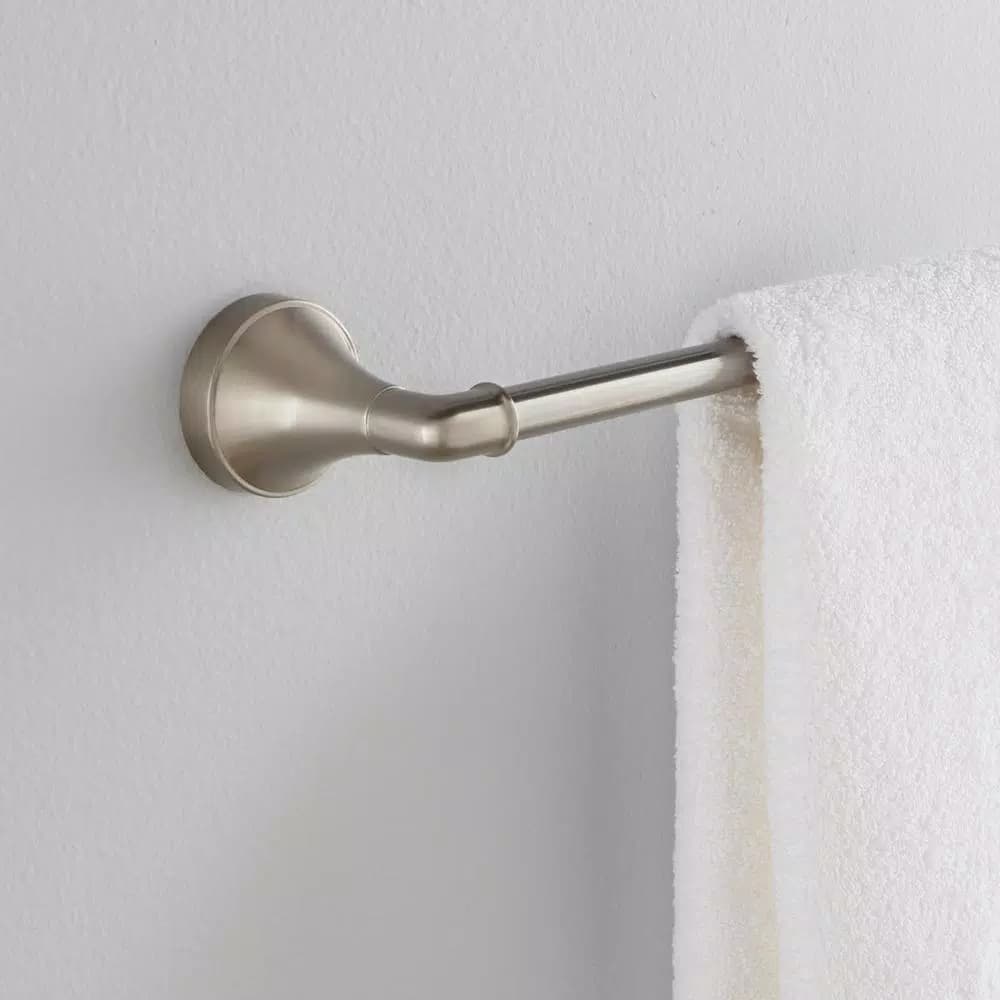 Delta Phoebe 24 in. Single Towel Bar in Brushed Nickel