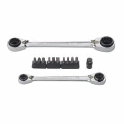 GearWrench 13-Piece Quad Box Ratcheting Wrench Set with 1/4 in. Drive Bit Pointer thumbnail 1