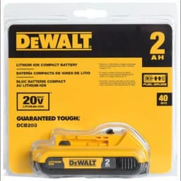DEWALT 20V MAX 2.0Ah Compact Lithium-Ion Battery Pack (DCB203) thumbnail 4