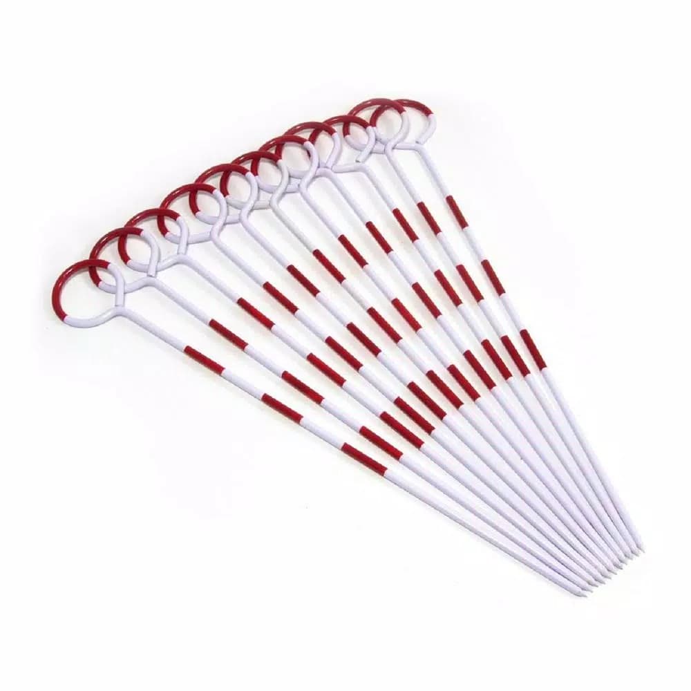 AdirPro 14 in. Chaining Pin Set, 11-Pack Spring Steel Survey Marking Pins