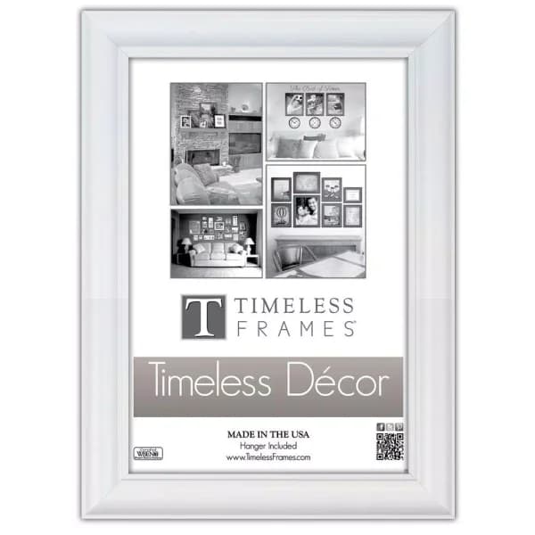 Timeless Frames Boca 18 x 24 in. White Picture Frame with UV Glass