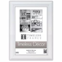 Timeless Frames Boca 18 x 24 in. White Picture Frame with UV Glass thumbnail 1